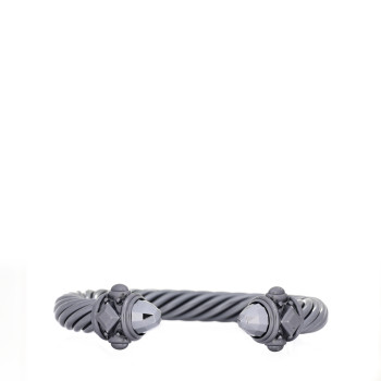 DAVID YURMAN Aluminum 10mm Cable Renaissance Bracelet Grey DAVID YURMAN Aluminum 10mm Cable Renaissance Bracelet Grey