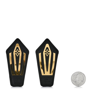 LOUIS VUITTON Monogram LV Backstage Hair Clip Toile