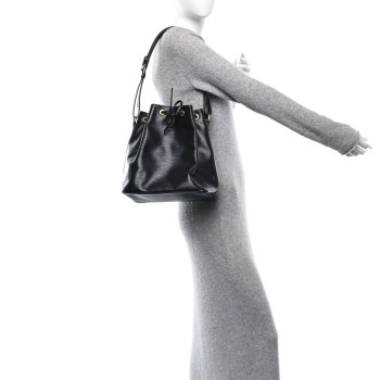 LOUIS VUITTON Epi Petit Noe Black