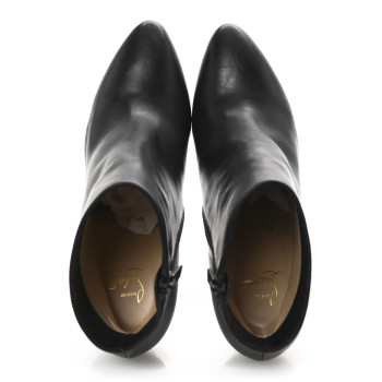 CHRISTIAN LOUBOUTIN Calfskin Levitibootie 100 Booties 42 Black