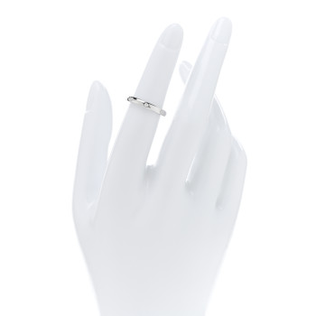 VAN CLEEF & ARPELS Platinum Diamond Tendrement Etoiles Wedding Band Ring 49 5