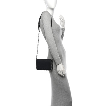 ALEXANDER WANG Calfskin Studded Attica Biker Shoulder Bag Black