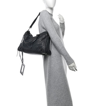 BALENCIAGA Agneau Classic Hardware City Anthracite