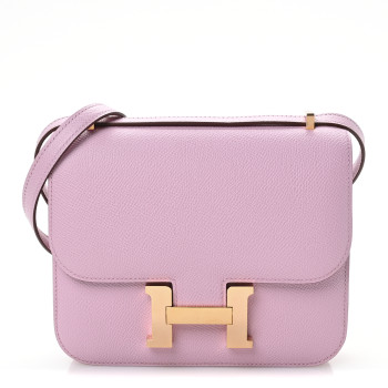 HERMES Epsom Constance 18 Mauve Sylvestre