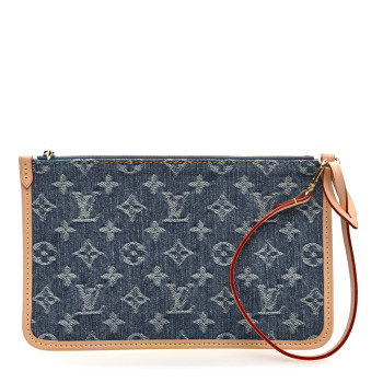 LOUIS VUITTON Denim Monogram Jacquard Neverfull MM GM Blue