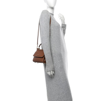 DOLCE & GABBANA Vitello Morbido Mini Sicily 58 Bag Tan