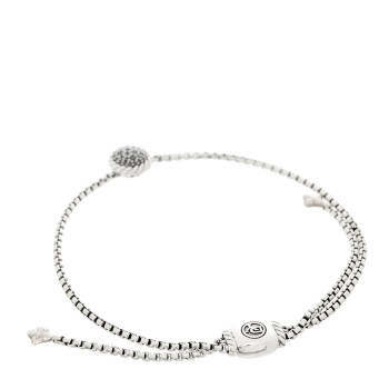 DAVID YURMAN Sterling Silver Black Diamond 9mm Chatelaine Petite Pave Bracelet DAVID YURMAN Sterling Silver Black Diamond 9mm Chatelaine Petite Pave Bracelet