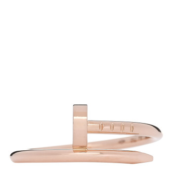 CARTIER 18K Pink Gold Small Juste Un Clou Ring 53 6.5 CARTIER 18K Pink Gold Small Juste Un Clou Ring 53 6.5