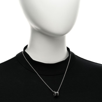 BULGARI Sterling Silver Ceramic Save The Children Pendant Necklace BULGARI Sterling Silver Ceramic Save The Children Pendant Necklace