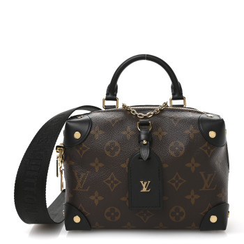 LOUIS VUITTON Monogram Petite Malle Souple Black