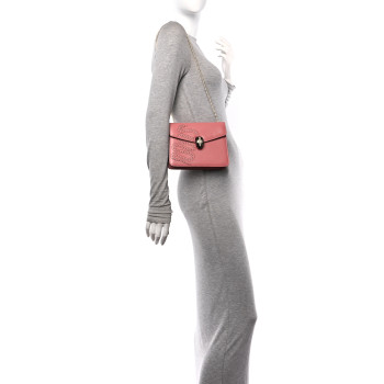 BULGARI Nappa Embellished Serpenti Forever Crossbody Pink BULGARI Nappa Embellished Serpenti Forever Crossbody Pink