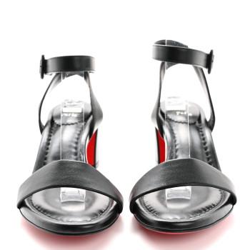 CHRISTIAN LOUBOUTIN Nappa Miss Jane 55 Sandal Pumps 37 Black