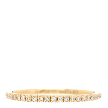 ANITA KO 18K Yellow Gold Diamond Eternity Ring 53 6.5