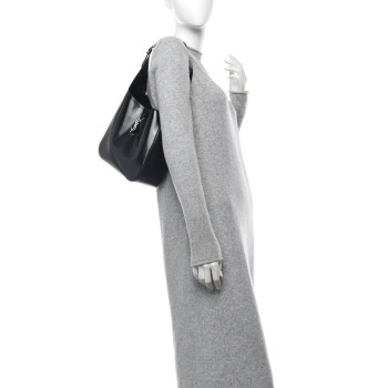 SAINT LAURENT Patent Small Le 5 A 7 Supple Hobo Black