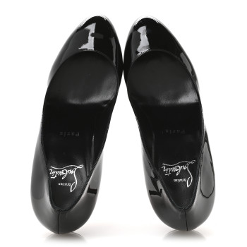 CHRISTIAN LOUBOUTIN Patent Dolly 70 Pumps 37.5 Black