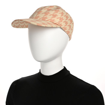 BURBERRY Houndstooth Baseball Cap M Sherbet