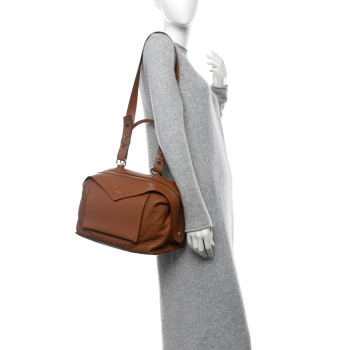 GIVENCHY Calfskin Medium Sway Cognac