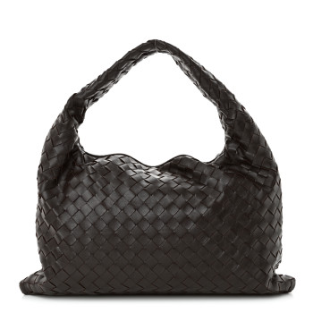 BOTTEGA VENETA Calfskin Intrecciato Small Hop Fondant