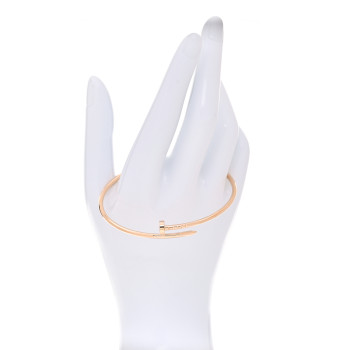 CARTIER 18K Pink Gold Small Juste Un Clou Bracelet 19 CARTIER 18K Pink Gold Small Juste Un Clou Bracelet 19