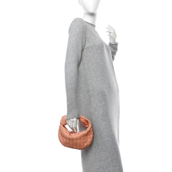 BOTTEGA VENETA Nappa Intrecciato Mini Jodie Peachy