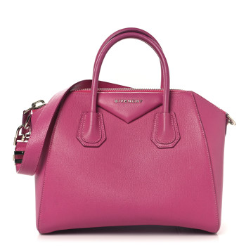 GIVENCHY Sugar Goatskin Small Antigona Fuchsia