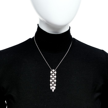 BULGARI 18K White Gold Diamond Lucea Necklace BULGARI 18K White Gold Diamond Lucea Necklace