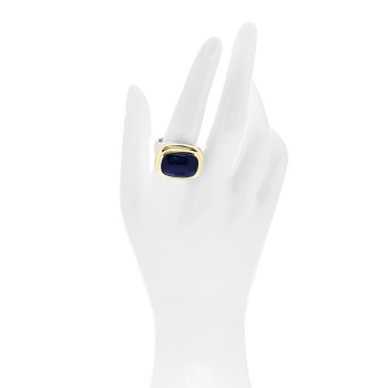DAVID YURMAN Sterling Silver 18K Yellow Gold Lapis Lazuli Waverly Ring DAVID YURMAN Sterling Silver 18K Yellow Gold Lapis Lazuli Waverly Ring