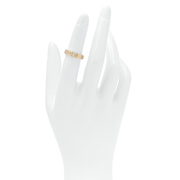 CARTIER 18K Yellow Gold Diamond 4mm LOVE Wedding Paved Band Ring 49 5 CARTIER 18K Yellow Gold Diamond 4mm LOVE Wedding Paved Band Ring 49 5