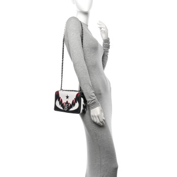 BURBERRY Calfskin Lola Bag White Multicolor