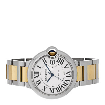 CARTIER Stainless Steel 18K Yellow Gold 36mm Ballon Bleu De Cartier Automatic Watch CARTIER Stainless Steel 18K Yellow Gold 36mm Ballon Bleu De Cartier Automatic Watch