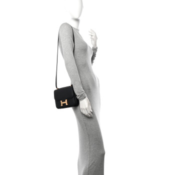 HERMES Epsom Constance 18 Black