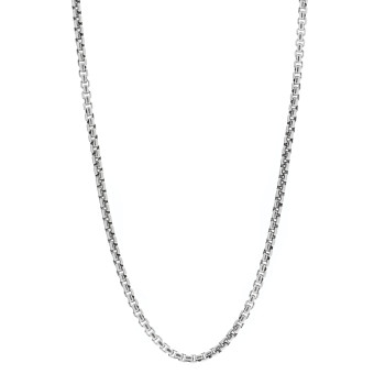 DAVID YURMAN Sterling Silver 3.6mm Box Chain Necklace 20" DAVID YURMAN Sterling Silver 3.6mm Box Chain Necklace 20"