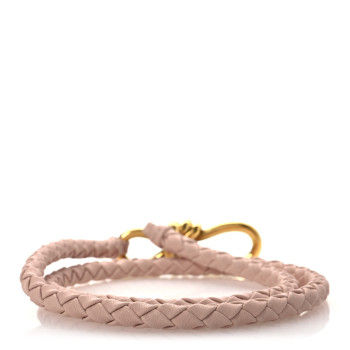 BOTTEGA VENETA Nappa Intrecciato Belt M Lotus