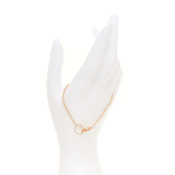 CARTIER 18K Pink Gold Interlocking LOVE Bracelet CARTIER 18K Pink Gold Interlocking LOVE Bracelet