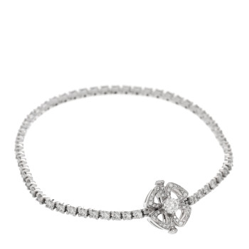 BULGARI 18K White Gold Diamond Fiorever Pave Bracelet S BULGARI 18K White Gold Diamond Fiorever Pave Bracelet S
