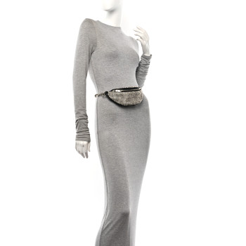 ALEXANDER WANG Rhinestone Mesh Mini Attica Belt Bag Black