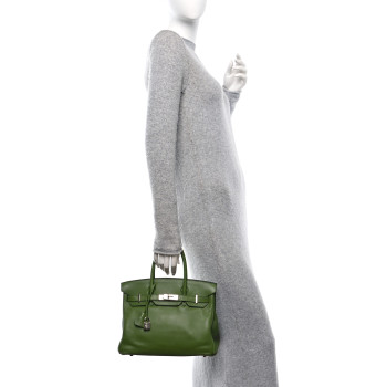 HERMES Swift Birkin 30 Pelouse