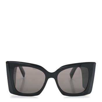 SAINT LAURENT Acetate Blaze Sunglasses SL M119 Black