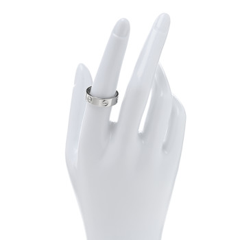 CARTIER Platinum 5.5mm LOVE Ring 56 7.5 CARTIER Platinum 5.5mm LOVE Ring 56 7.5