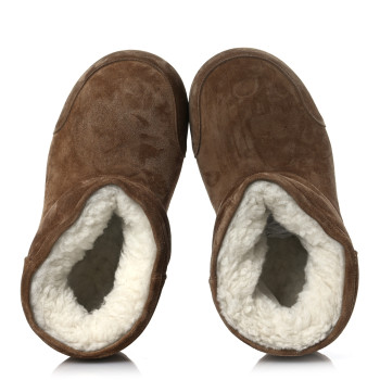 BALENCIAGA Suede Mens Alaska Boots 44 Brown