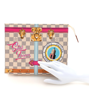 LOUIS VUITTON Damier Azur Summer Trunks Saint Tropez Toiletry Pouch 26