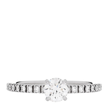 CARTIER Platinum Diamond .30ct Etincelle De Cartier Solitaire Engagement Ring 46 3.75 CARTIER Platinum Diamond .30ct Etincelle De Cartier Solitaire Engagement Ring 46 3.75
