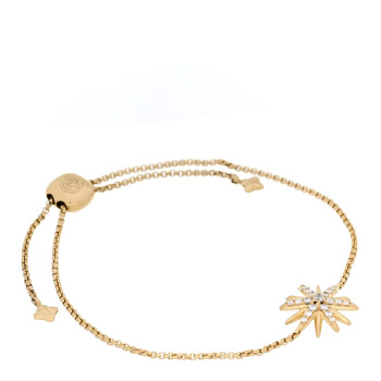 DAVID YURMAN 18K Yellow Gold Diamond Starburst Station Chain Bracelet DAVID YURMAN 18K Yellow Gold Diamond Starburst Station Chain Bracelet