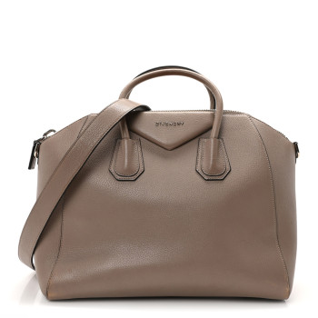 GIVENCHY Sugar Goatskin Medium Antigona Mastic