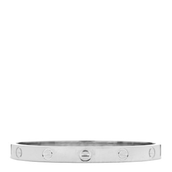 CARTIER 18K White Gold LOVE Bracelet 17 CARTIER 18K White Gold LOVE Bracelet 17