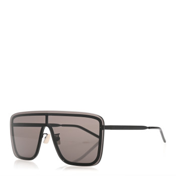 SAINT LAURENT Metal SL 364 Mask Sunglasses Black