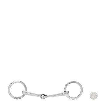 HERMES Palladium Large Mors Scarf Ring