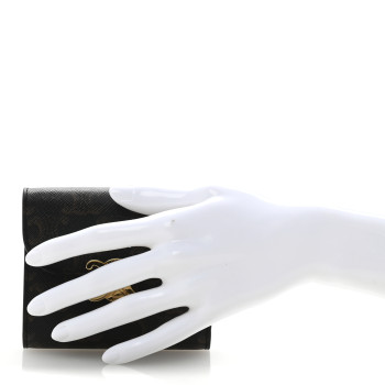 CELINE Triomphe Canvas Small Triomphe Wallet Tan