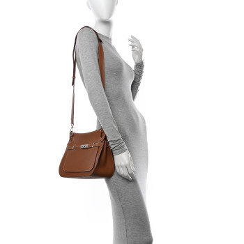 HERMES Taurillon Clemence Jypsiere 28 Gold