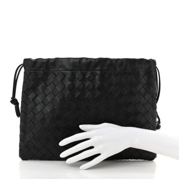 BOTTEGA VENETA Nappa Intrecciato Dustbag Black